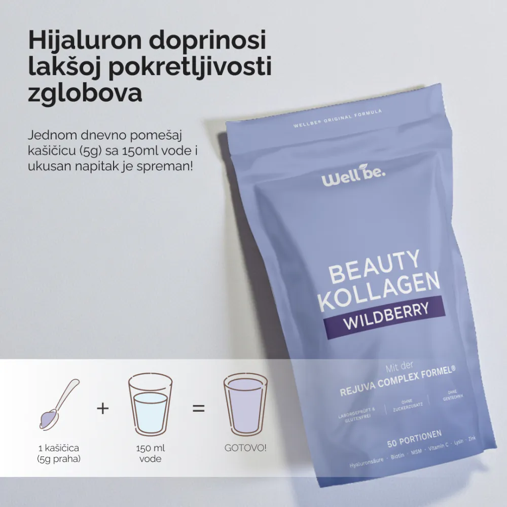 WellBe Beauty kolagen - Priprema
