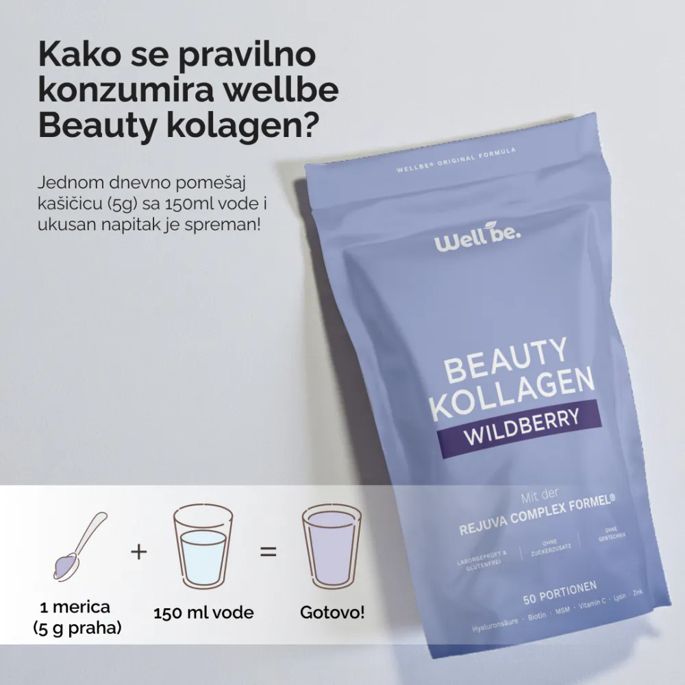 WellBe Beauty kolagen - Priprema